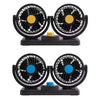 Ventilador Doble para Vehículo – Portátil, Potente y Silencioso